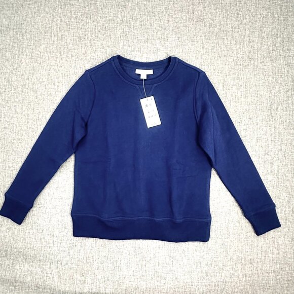 New! Kids Charter Club Crewneck Sweater Medieval Blue 6-7 Cotton Blend $29.50 - Picture 2 of 10